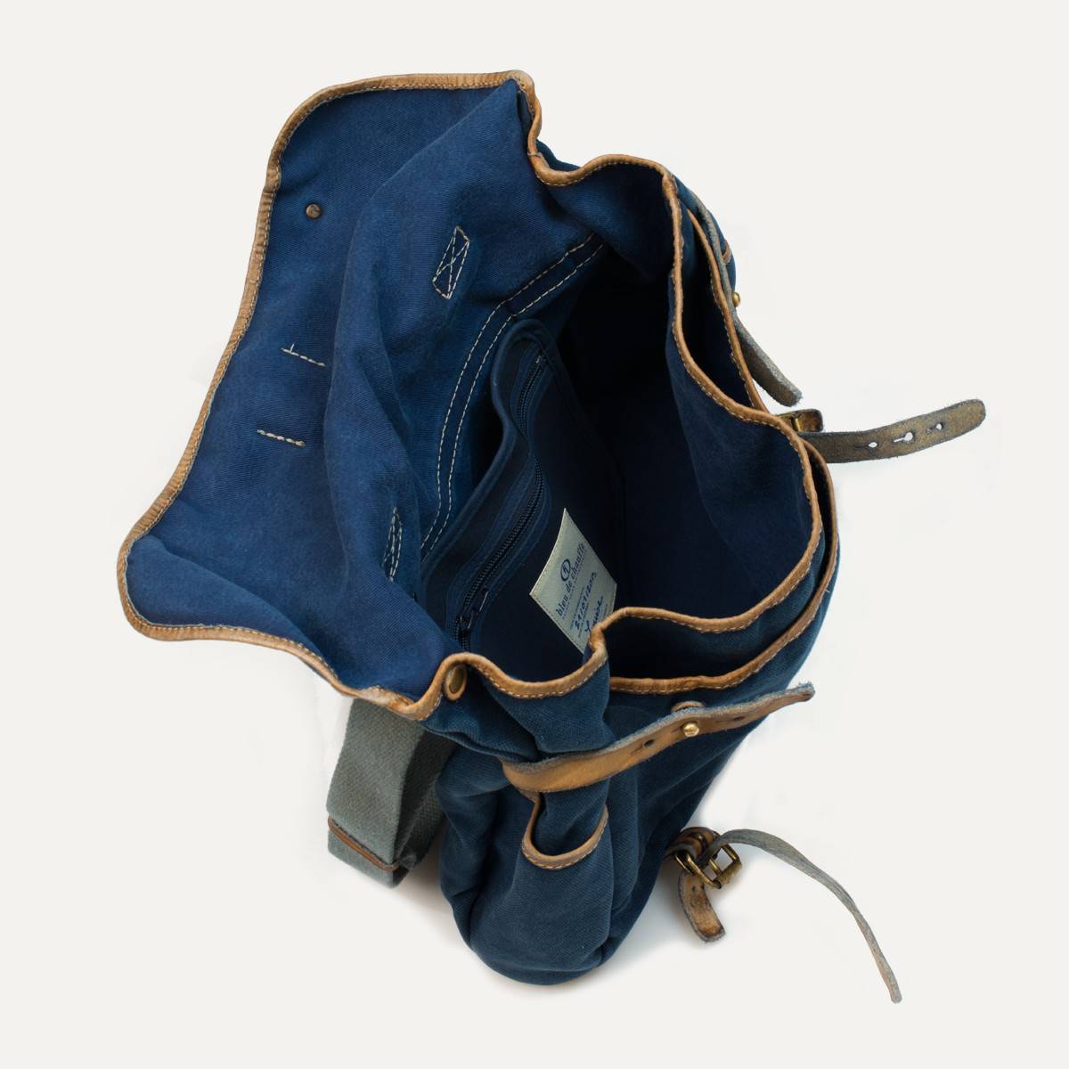 Proviant-Tasche Gavroche crafted Indigo/Natur (image n°5)