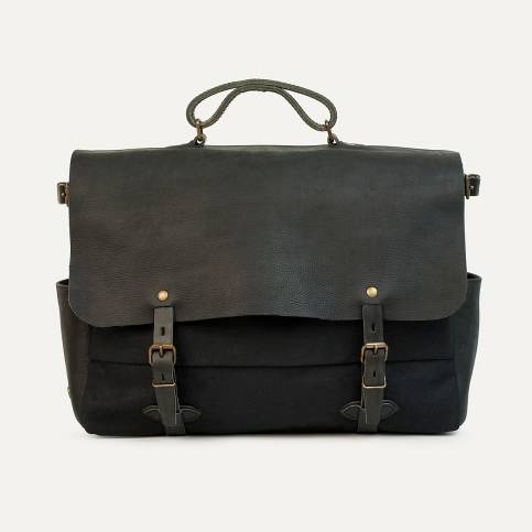 Executive Postman 48h Irving WAXY - Black