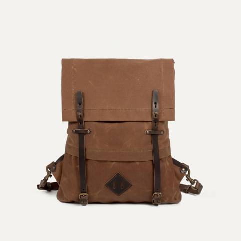 Sac Coursier WAXY - Camel/Palissandre