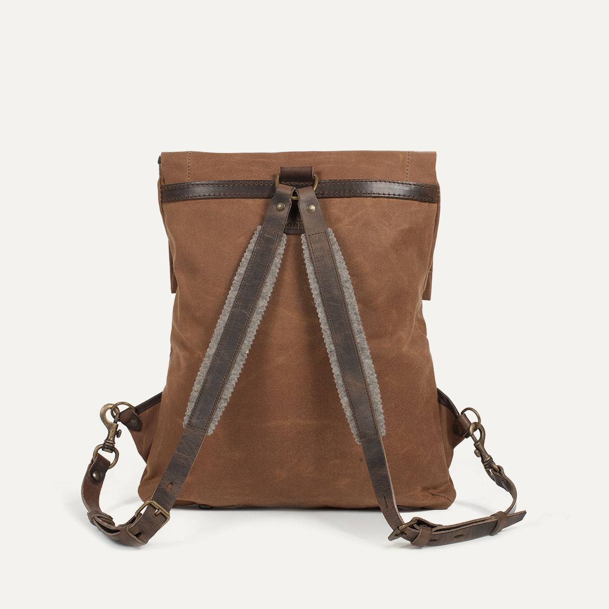 Coursier backpack WAXY - Camel/Brown (image n°5)