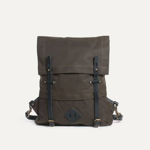 Sac Coursier WAXY - Kaki/Noir