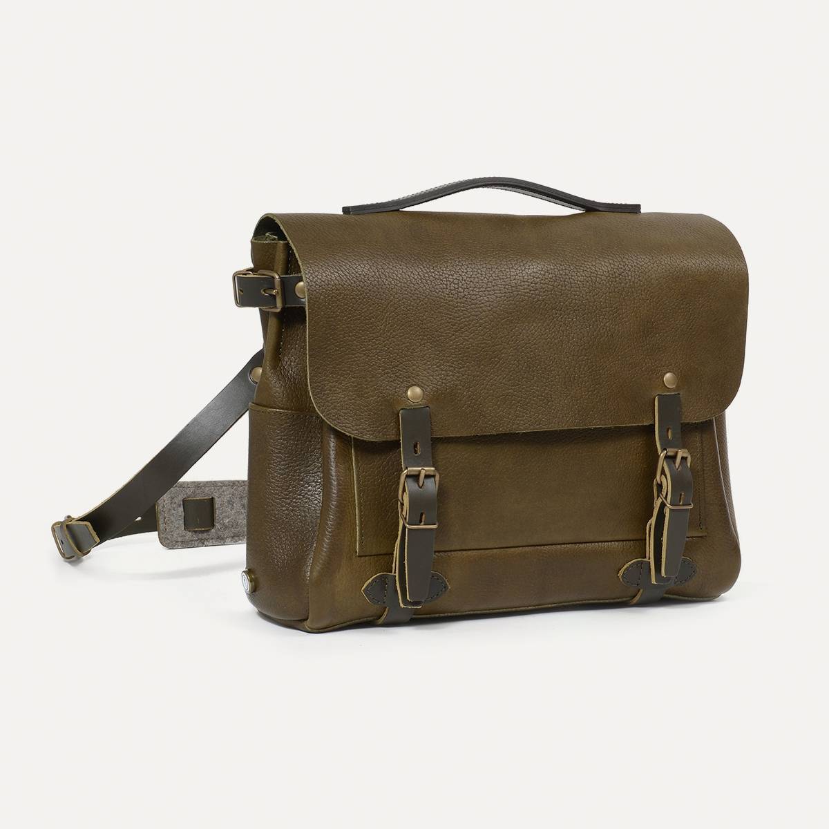 Eclair Postman Bag - Leather Satchel Bag Made in France