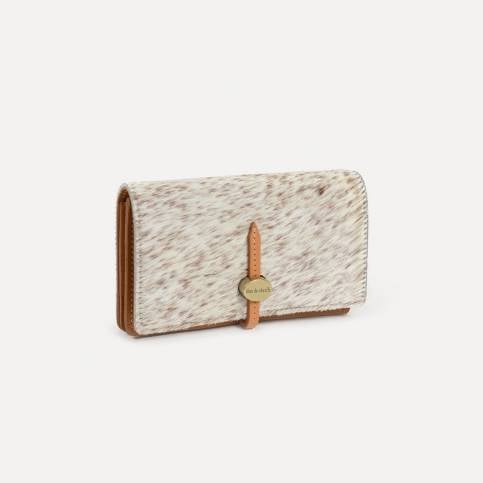 Portefeuille Garbo - Naturel/Moucheté