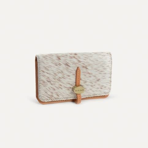 Portefeuille Grison - Naturel Moucheté