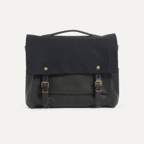 Sac Postier Eclair - Bleu/Noir