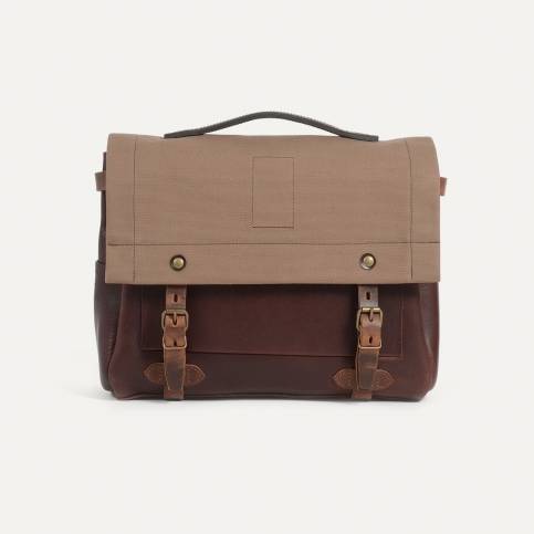 Postman bag Eclair - Peat / Bleu de Chauffe x Le Mont Saint Michel