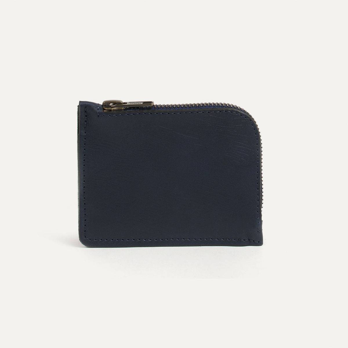 As zipped purse - Navy Blue / Bleu de Chauffe x Le Mont Saint Michel (image n°1)