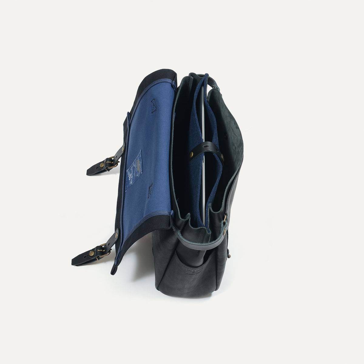 Sac Postier Eclair - Bleu/Noir (image n°4)
