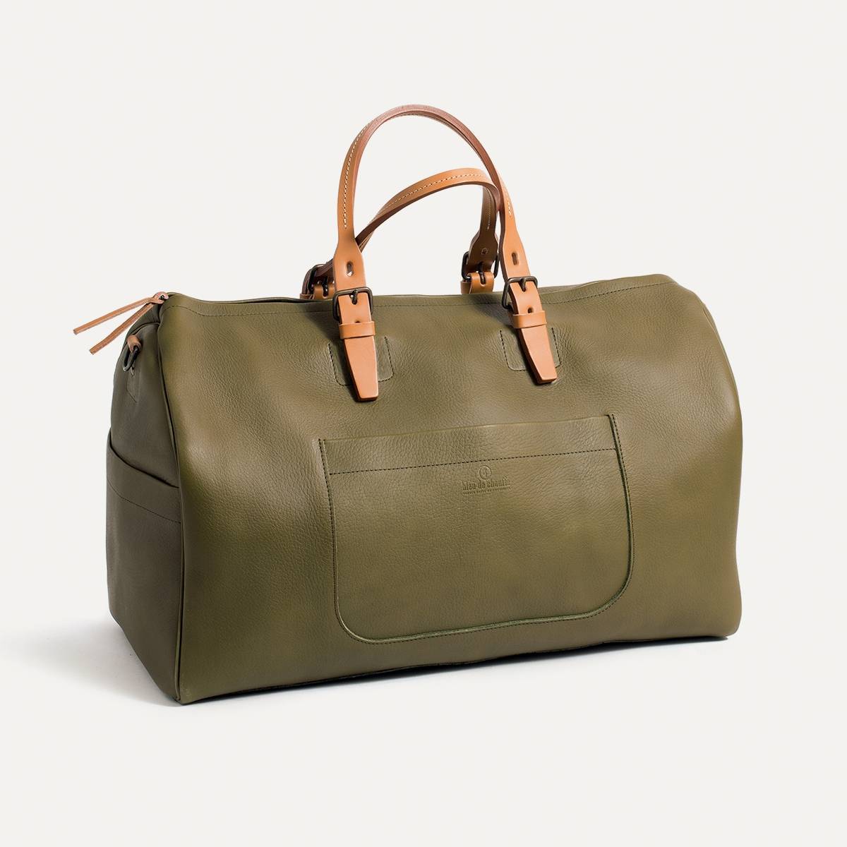 Leather travel bag for Men Made in france