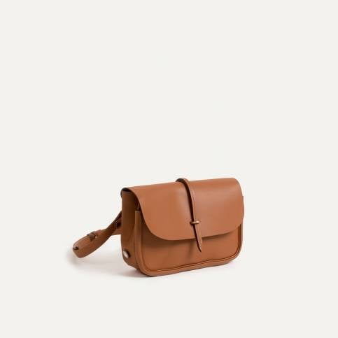 Mini sac postier Pastel - Marron/Vert