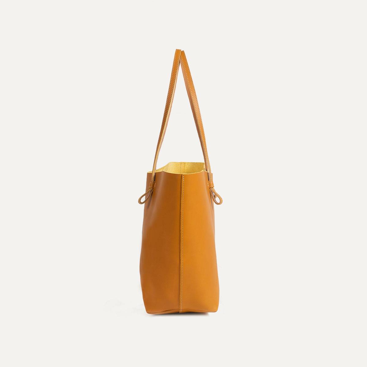 Joy Tote bag M - Ocher/Yellow (image n°3)