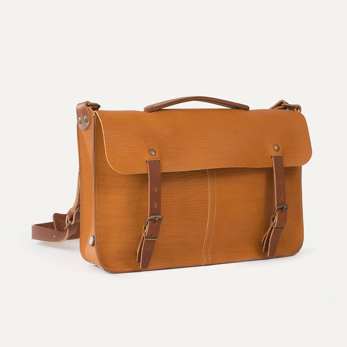 Justin plumber bag - Gold/Cork (image n°1)