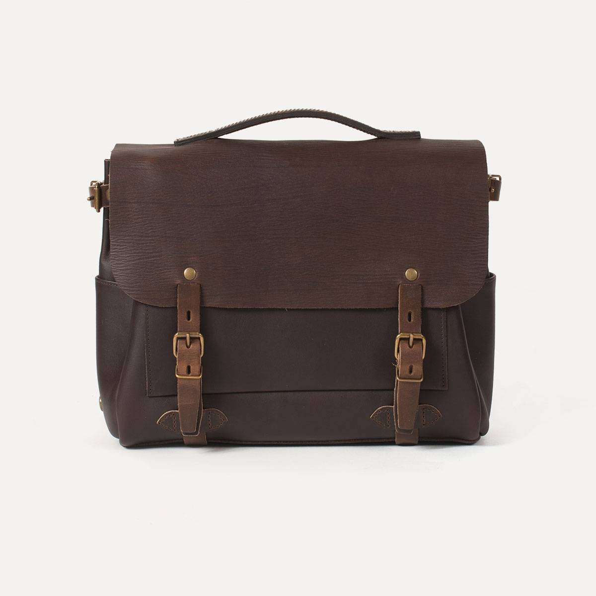 Postman bag Eclair - Brown/Cork (image n°1)