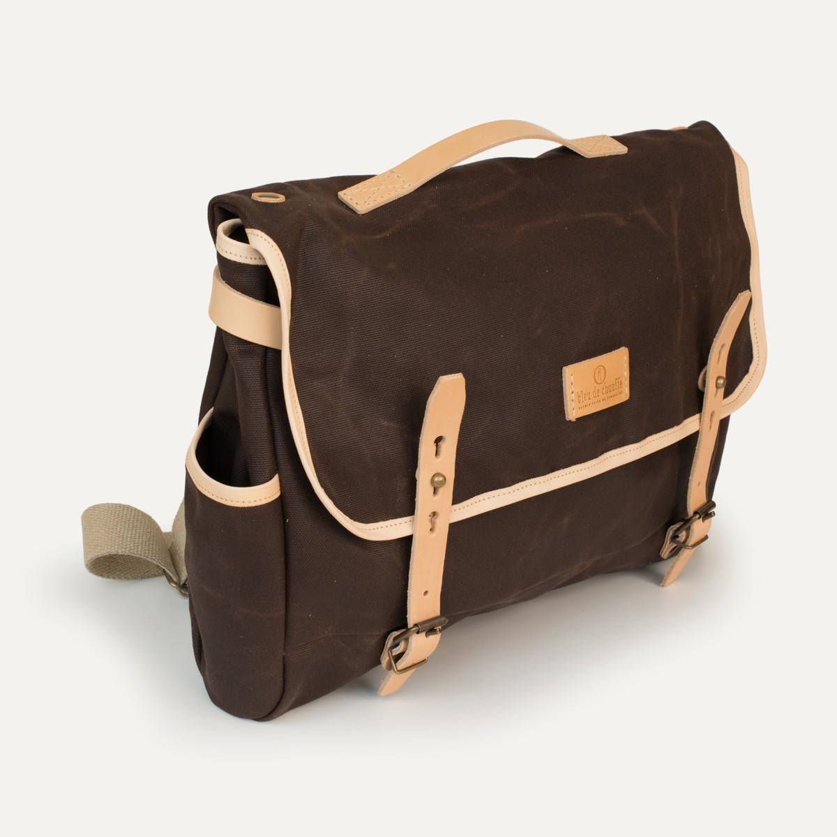 Musette Gavroche WAXY - Brown/Natural (image n°2)