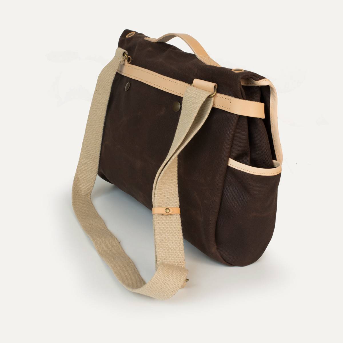 Musette Gavroche WAXY - Brown/Natural (image n°3)