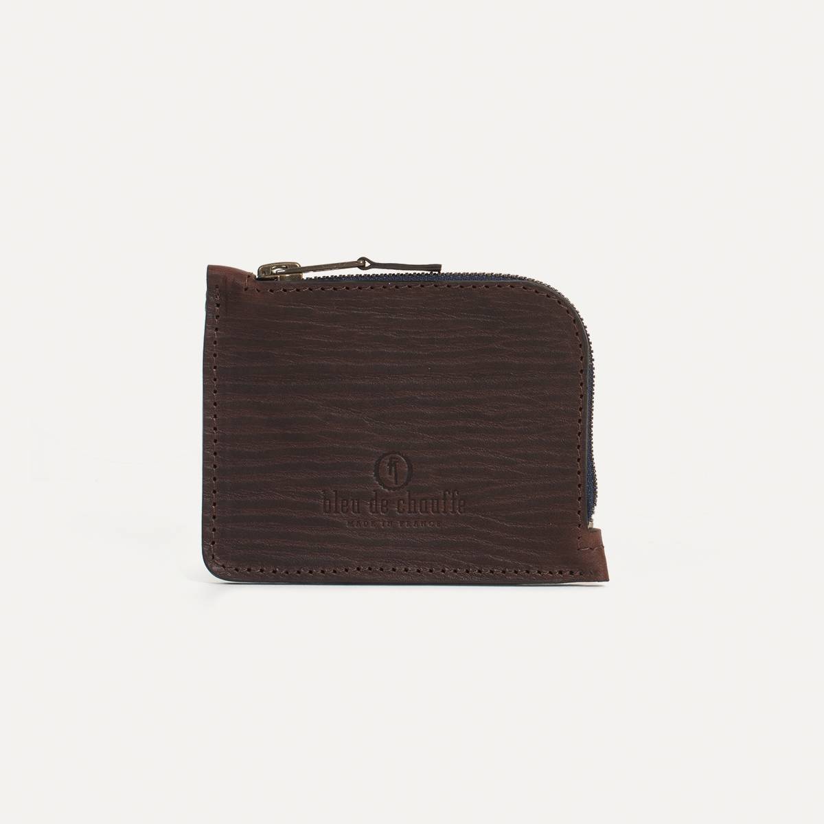 As zippered purse / M - Brown/Cork (image n°1)