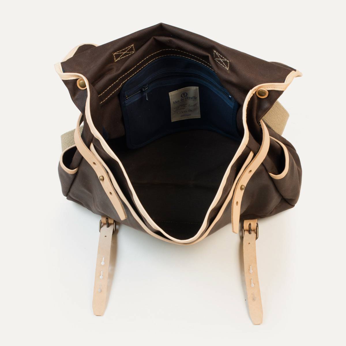 Musette Gavroche WAXY - Brun/Naturel (image n°4)