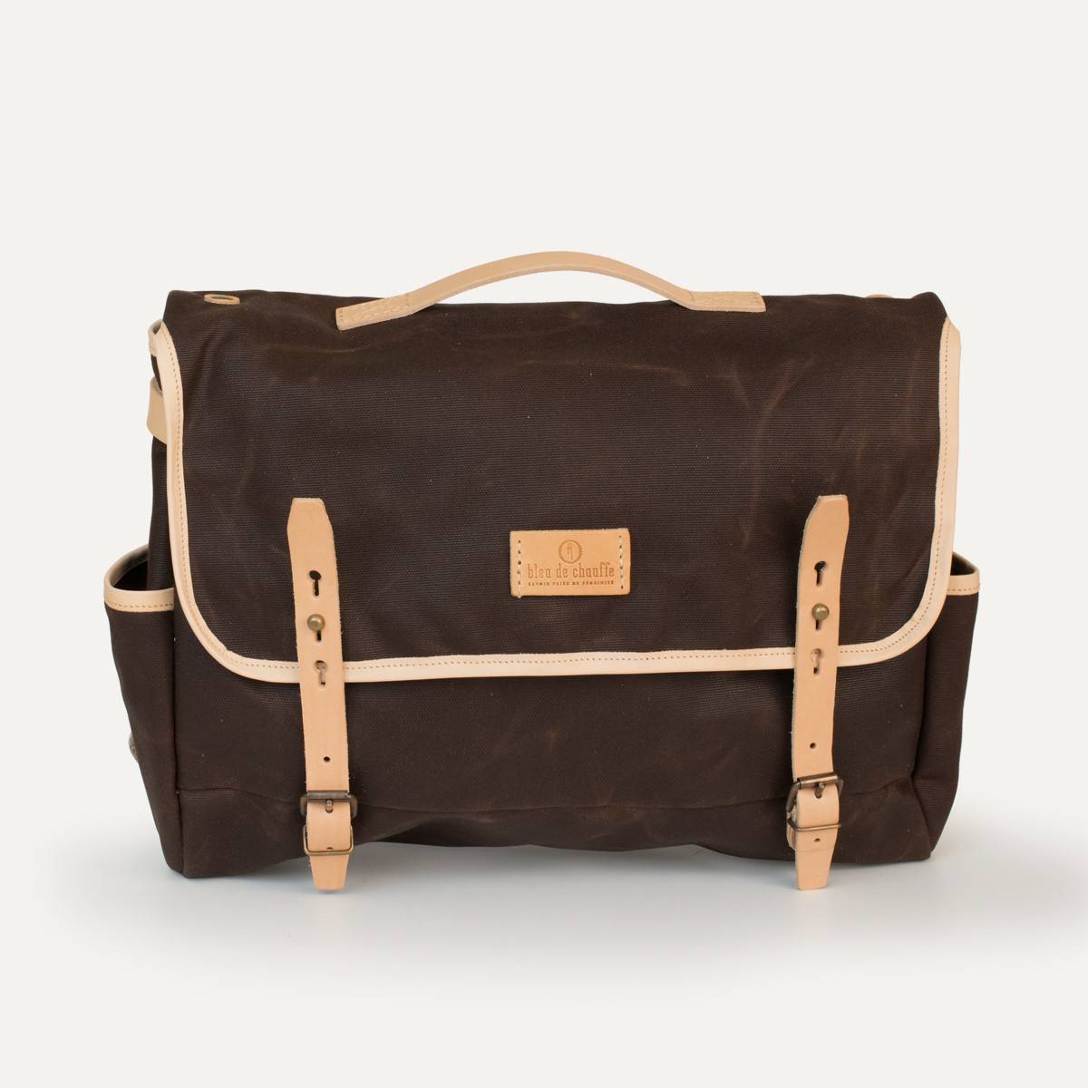 Musette Gavroche WAXY - Brown/Natural (image n°1)
