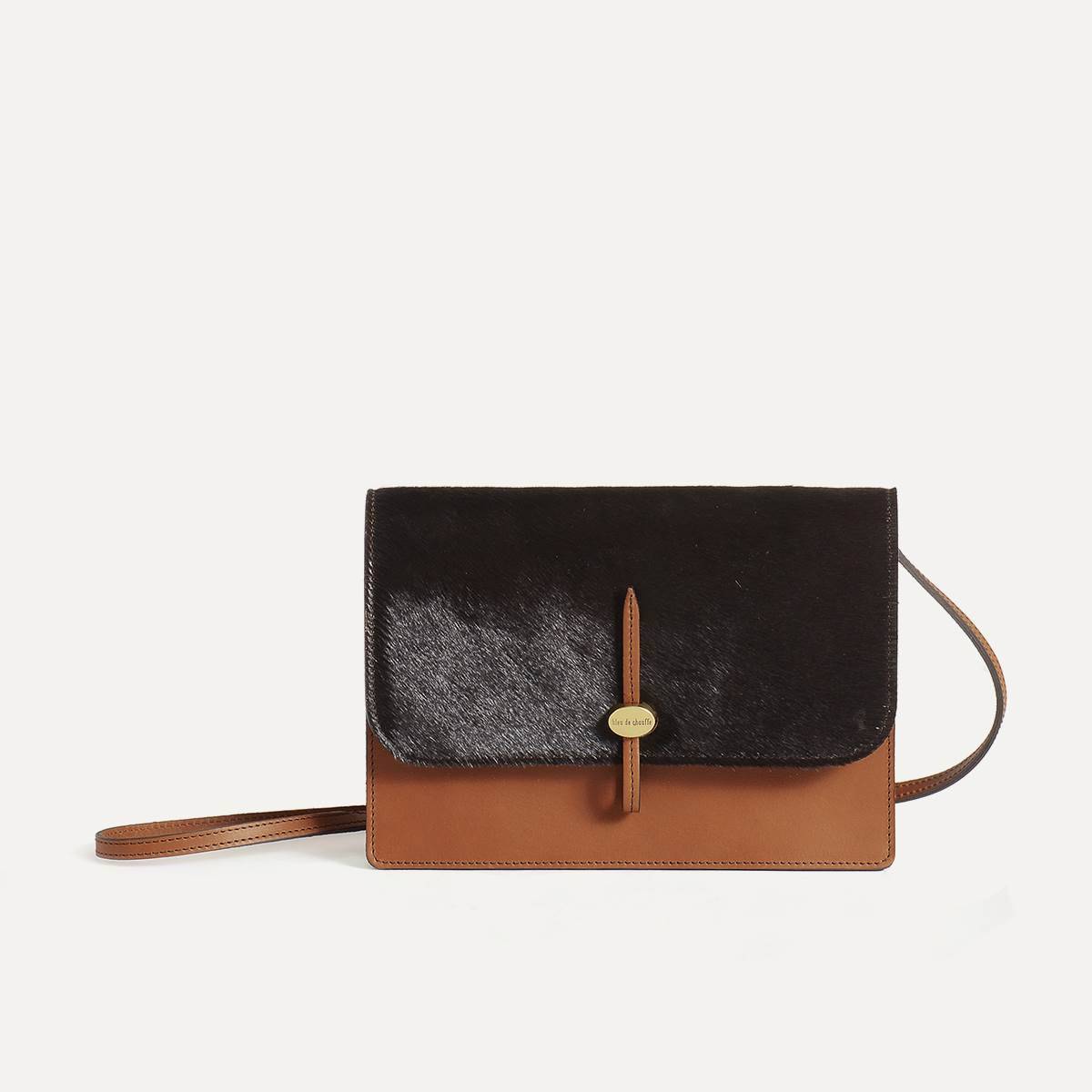 Leather clutch bag - Jordi