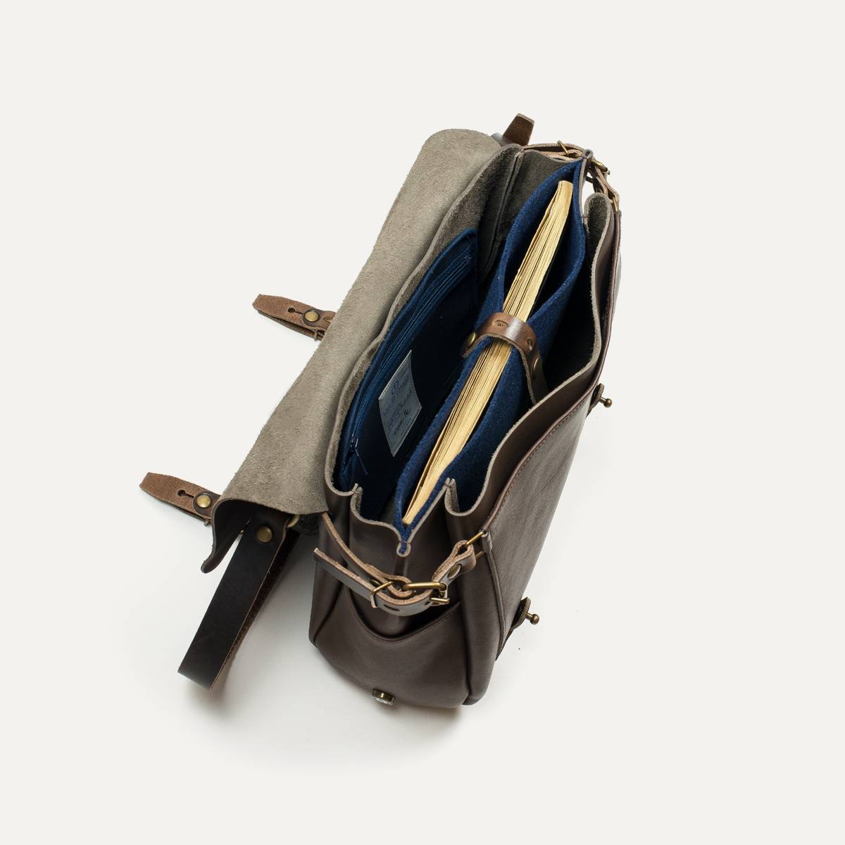 Sac Postier Eclair M - Kaki Marron (Smog) (image n°4)