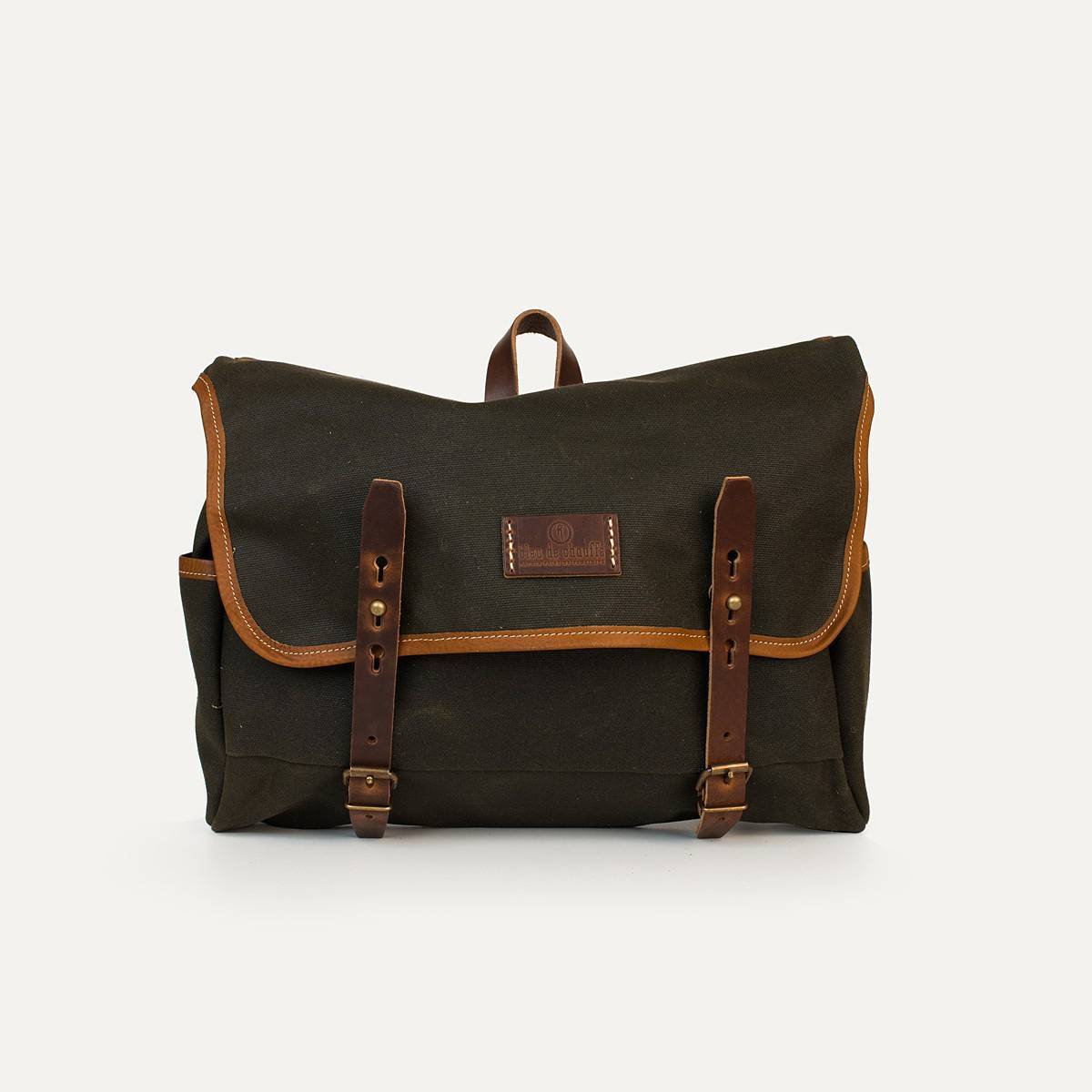 Musette Mariole WAXY - Khaki/Pain Brûlé (image n°1)