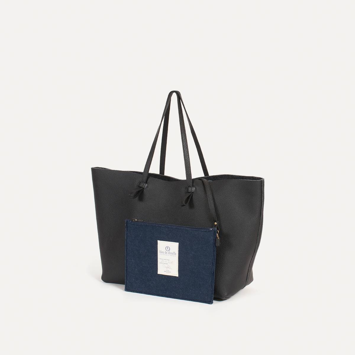 Joy Tote bag S - Black Crispi (image n°3)