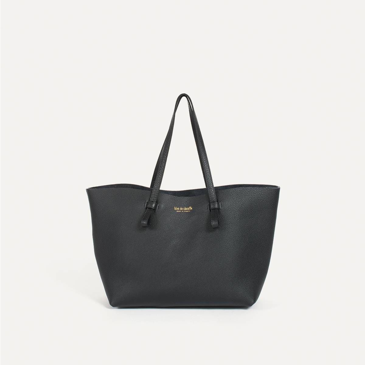 Joy Tote bag S - Black Crispi (image n°1)