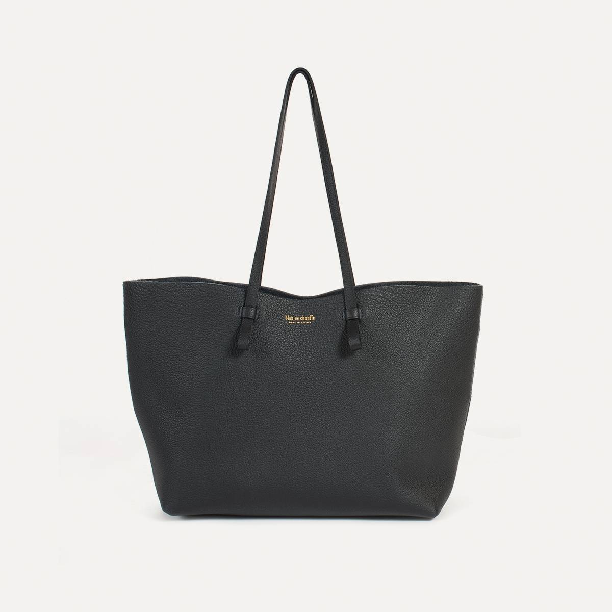 Joy Tote bag M - Black Crispi (image n°1)