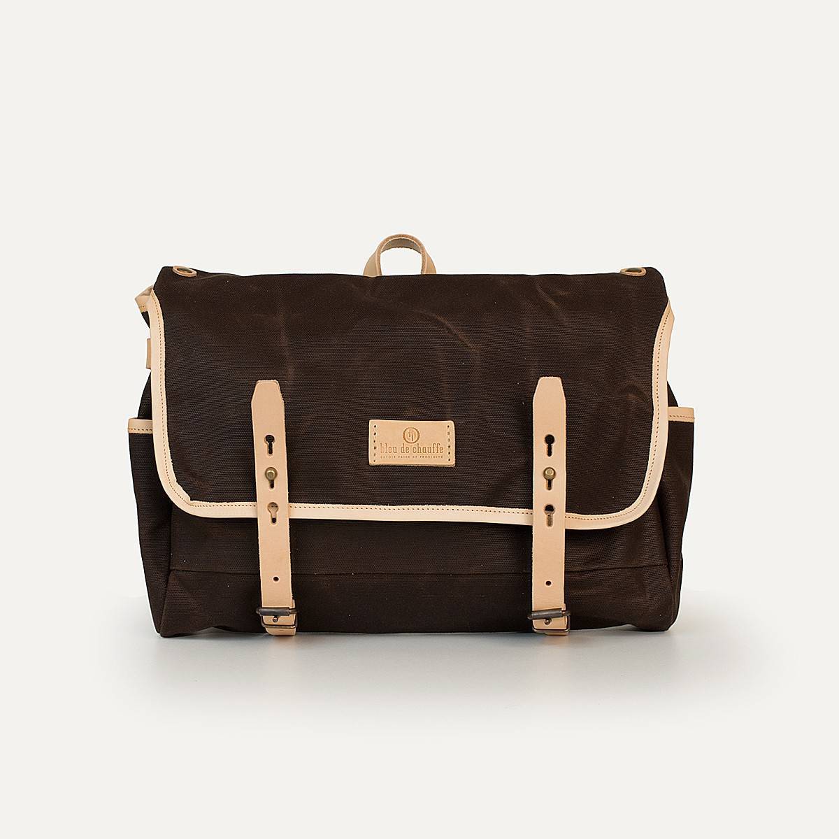 Musette Mariole WAXY - Brown/Natural (image n°1)
