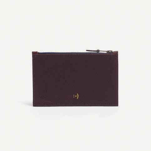 Leather Pouch COSMO S - Peat