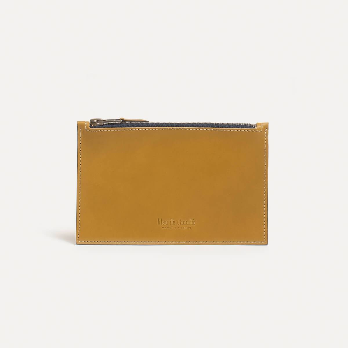 Leather Pouch COSMO S - Yellow (image n°2)