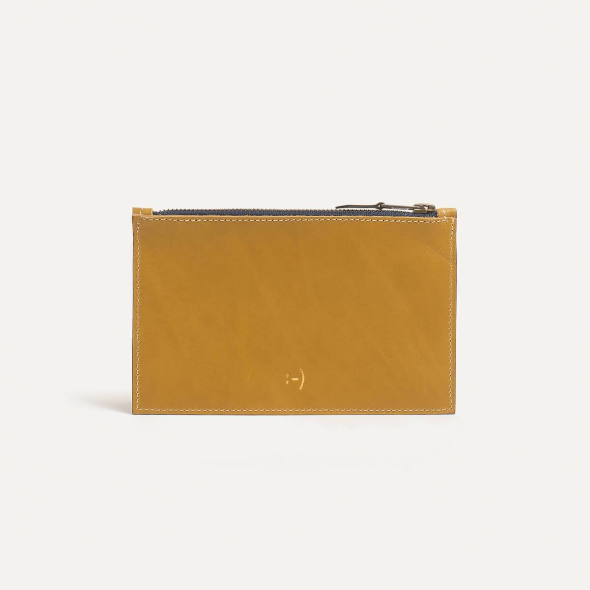 Leather Pouch COSMO S - Yellow (image n°1)