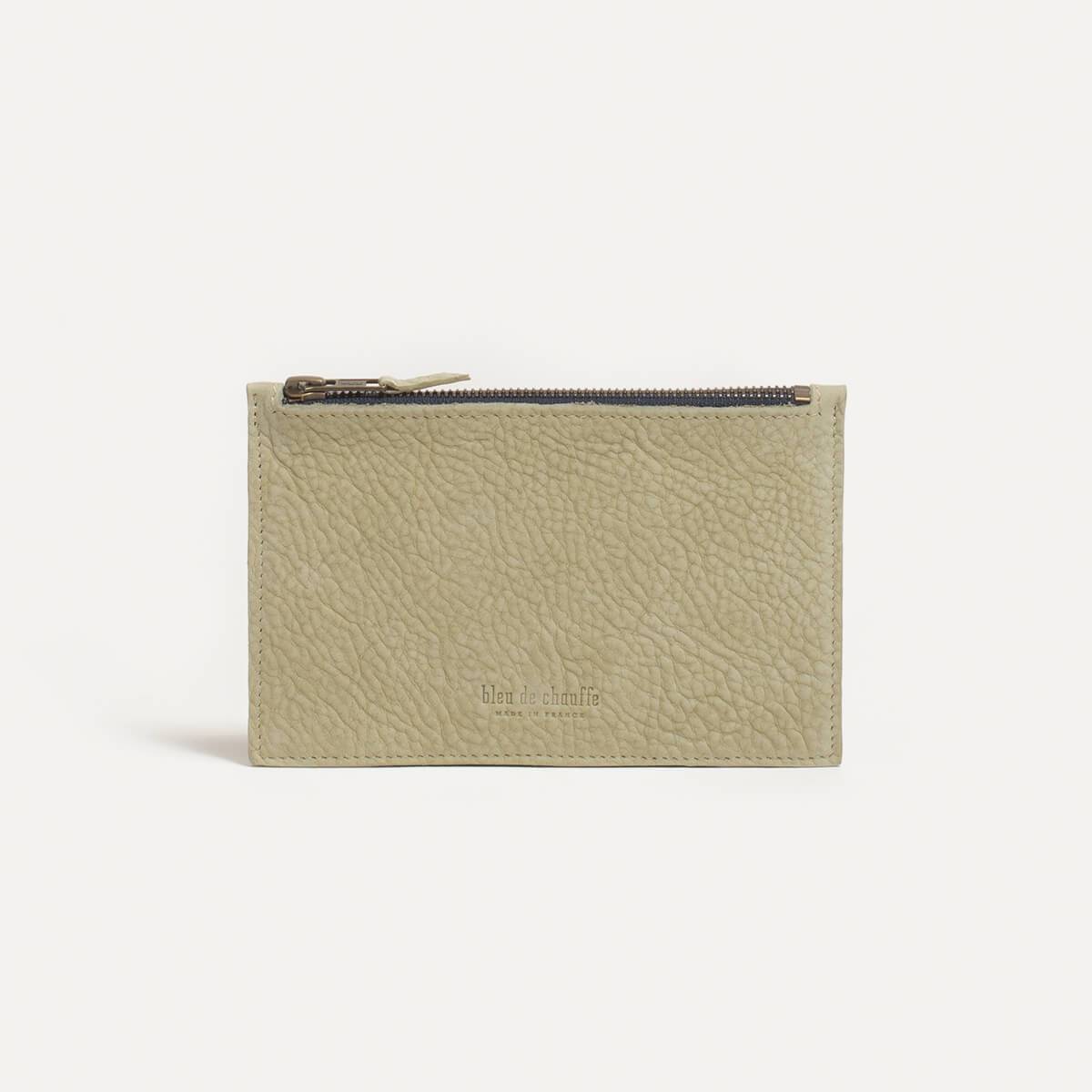 Leather Pouch COSMO S - Almond (image n°2)