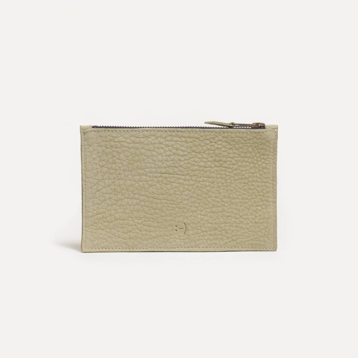 Leather Pouch COSMO S - Almond (image n°1)
