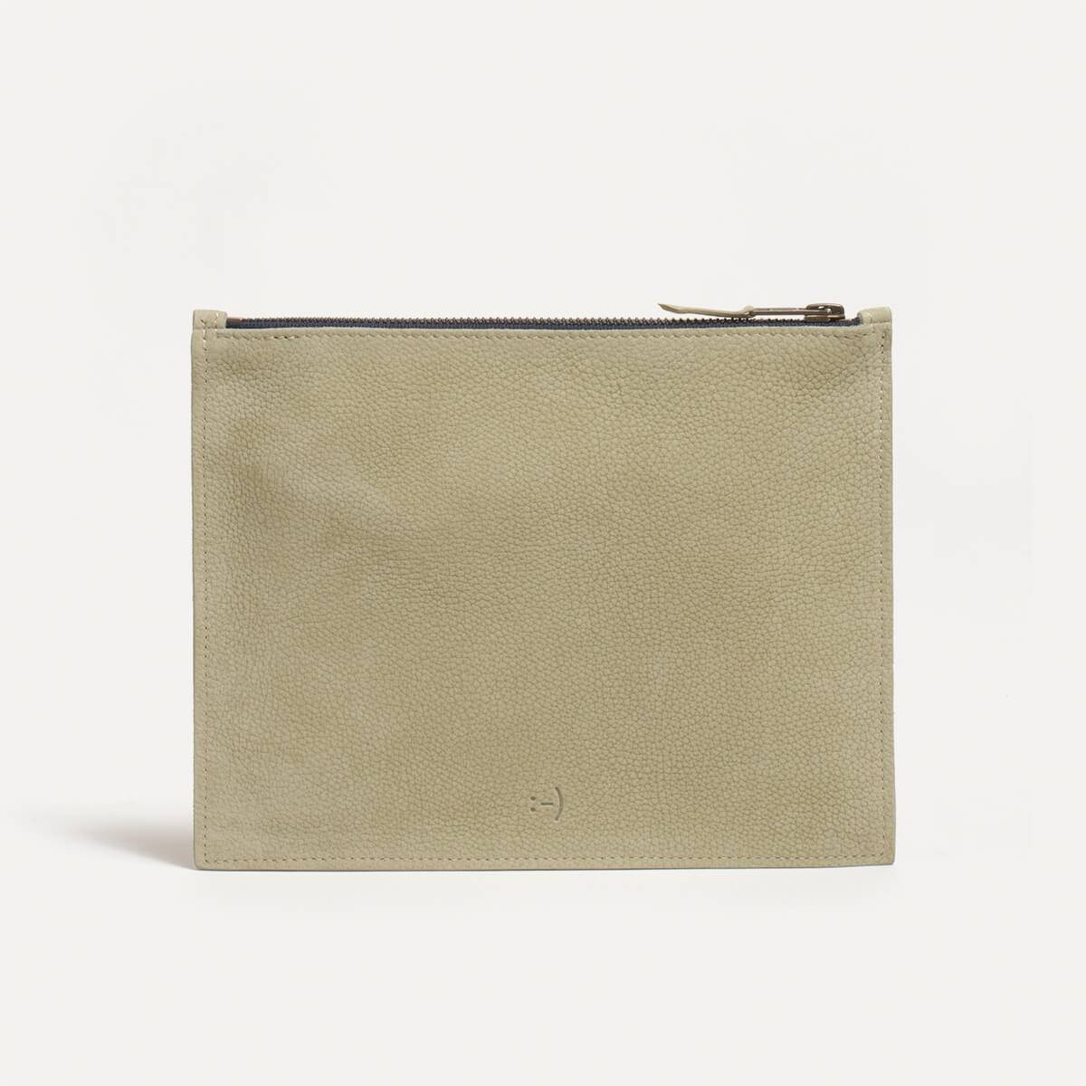 Leather Pouch COSMO M - Almond (image n°1)