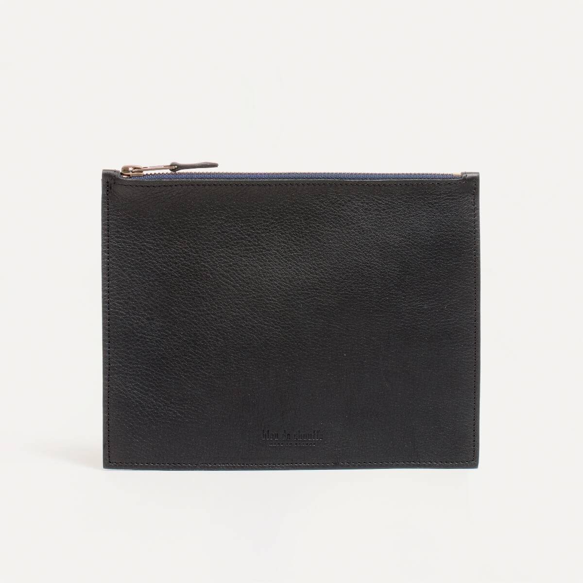 Leather Pouch COSMO M - Black (image n°2)