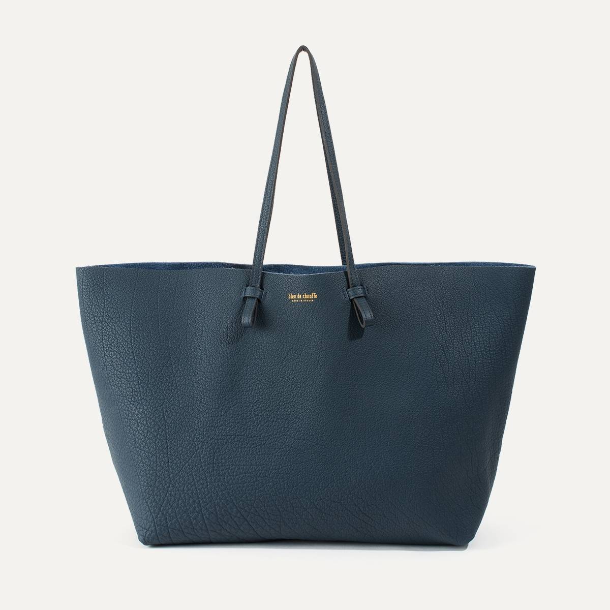 Joy Tote bag L - Navy Blue Crispi (image n°1)