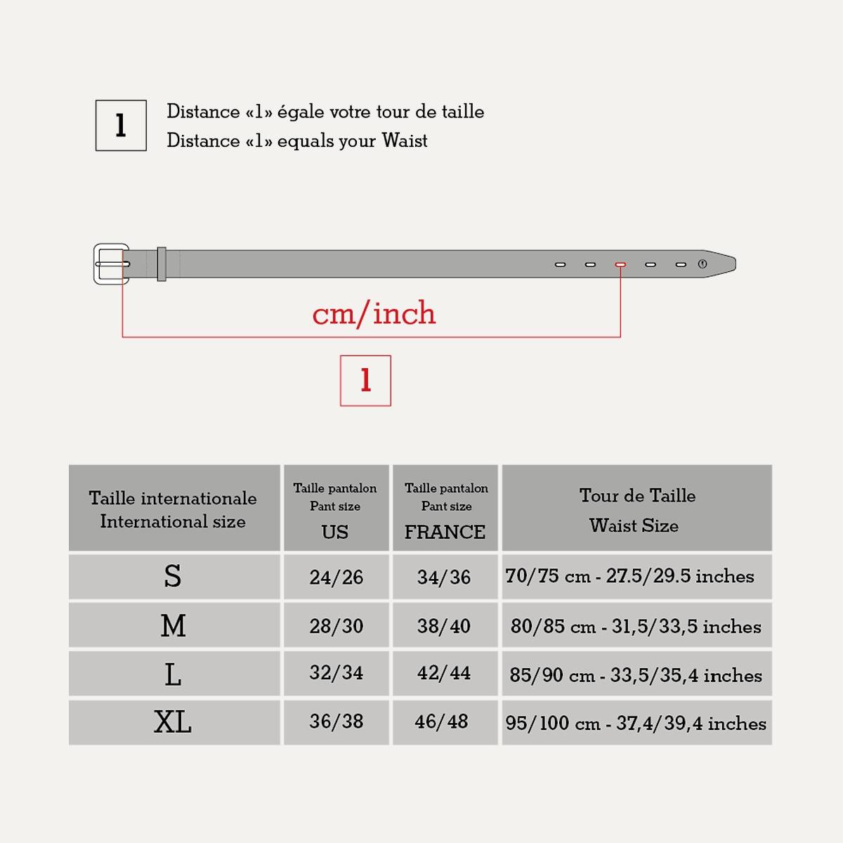 Belt Fred - Cognac (image n°3)