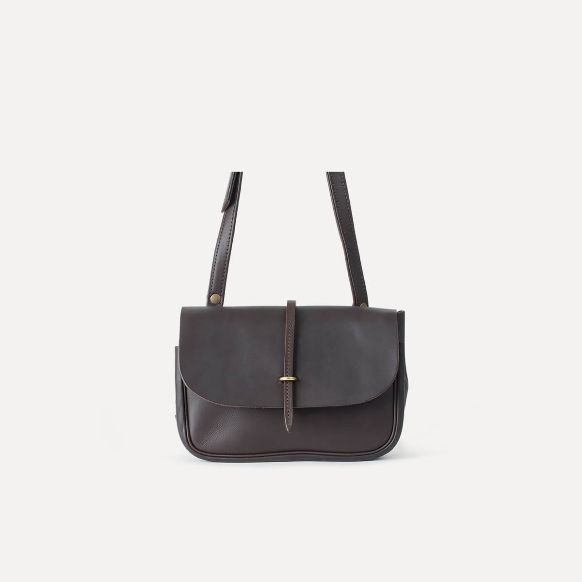 Mini Postman bag Pastel - Expresso (image n°4)