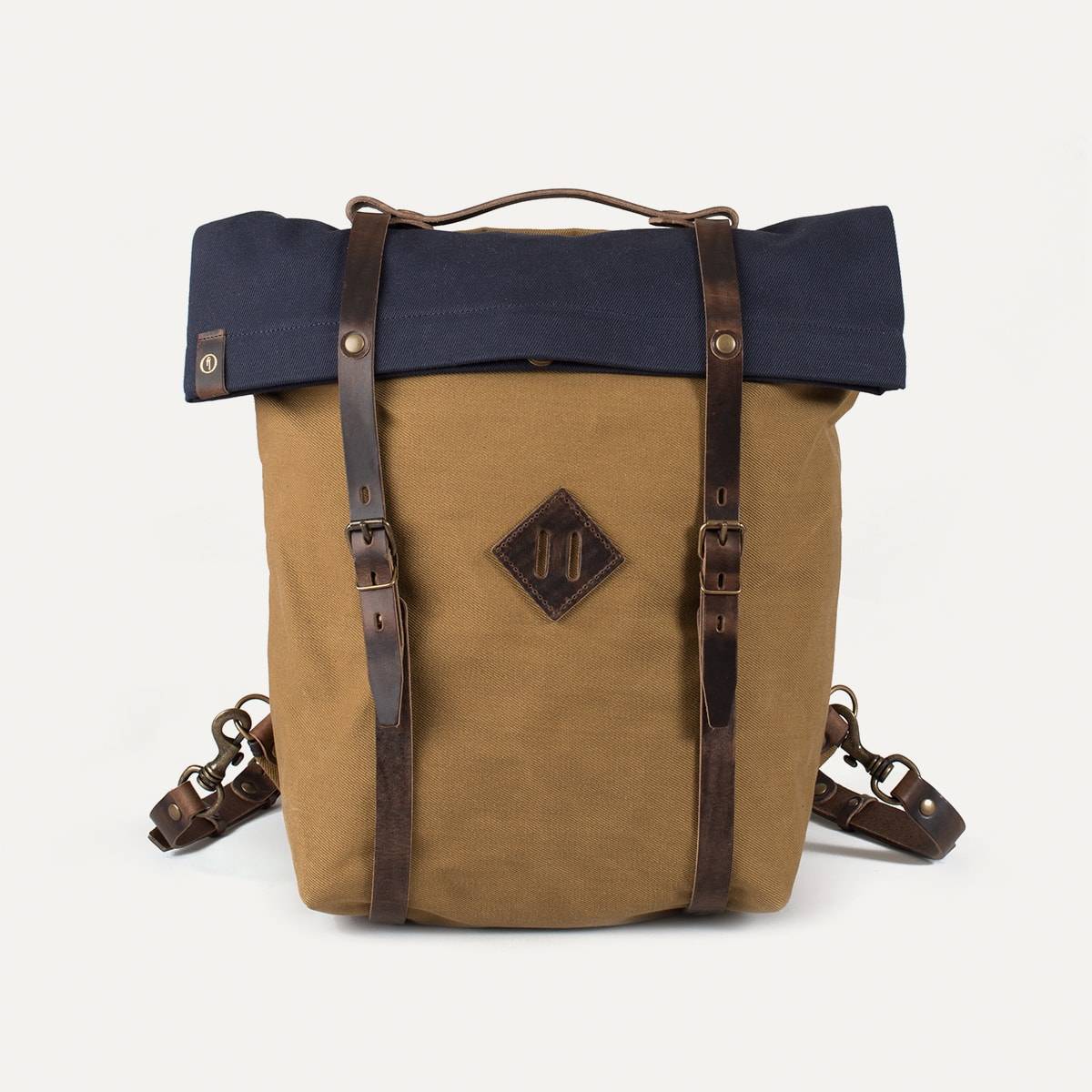 Blitz Motorcycles Scout Backpack - Navy/Camel (image n°1)