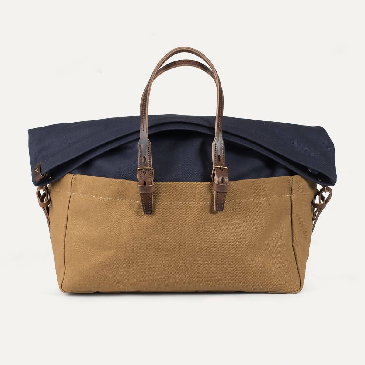 Sac de voyage Cabine Blitz Motorcycles - Navy/Camel (image n°1)