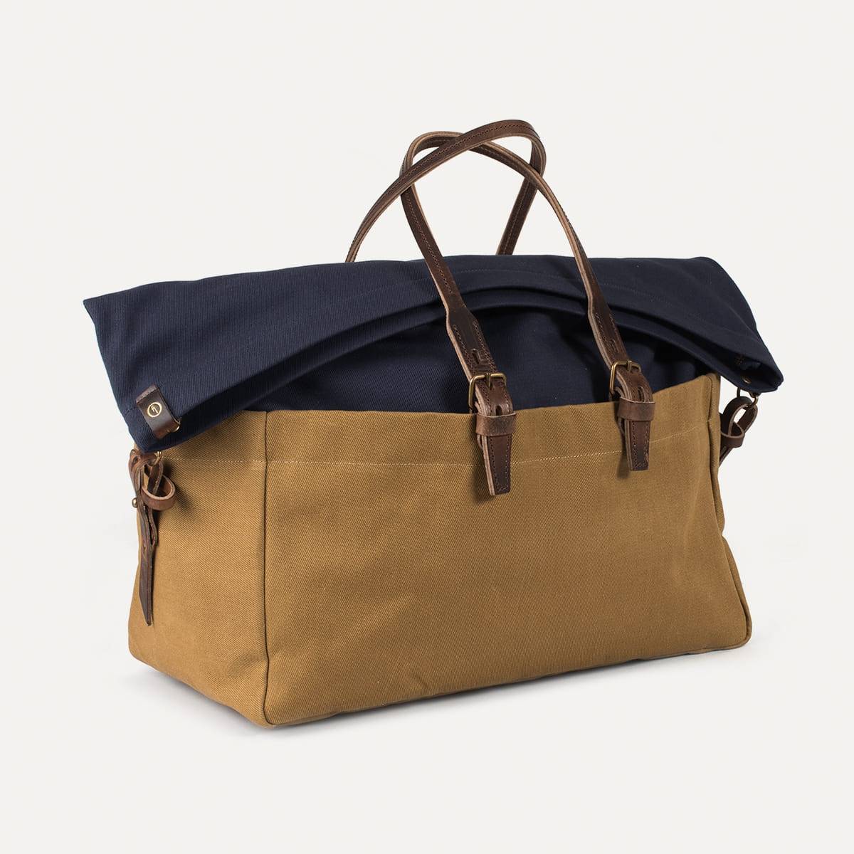 Cabine Travel bag BDC x Blitz - Navy/Camel (image n°2)