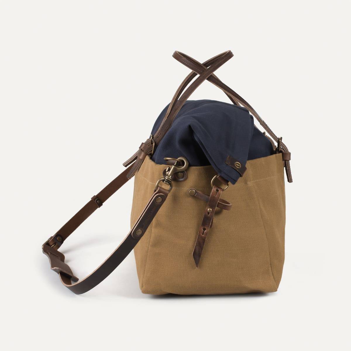 Sac de voyage Cabine Blitz Motorcycles - Navy/Camel (image n°3)