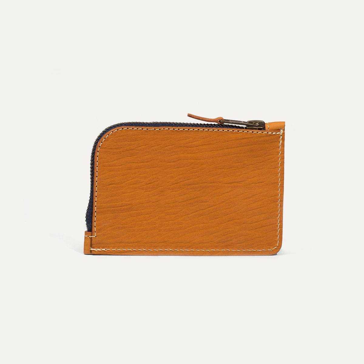 Pognon zipped purse  / L - Gold/Cork (image n°2)