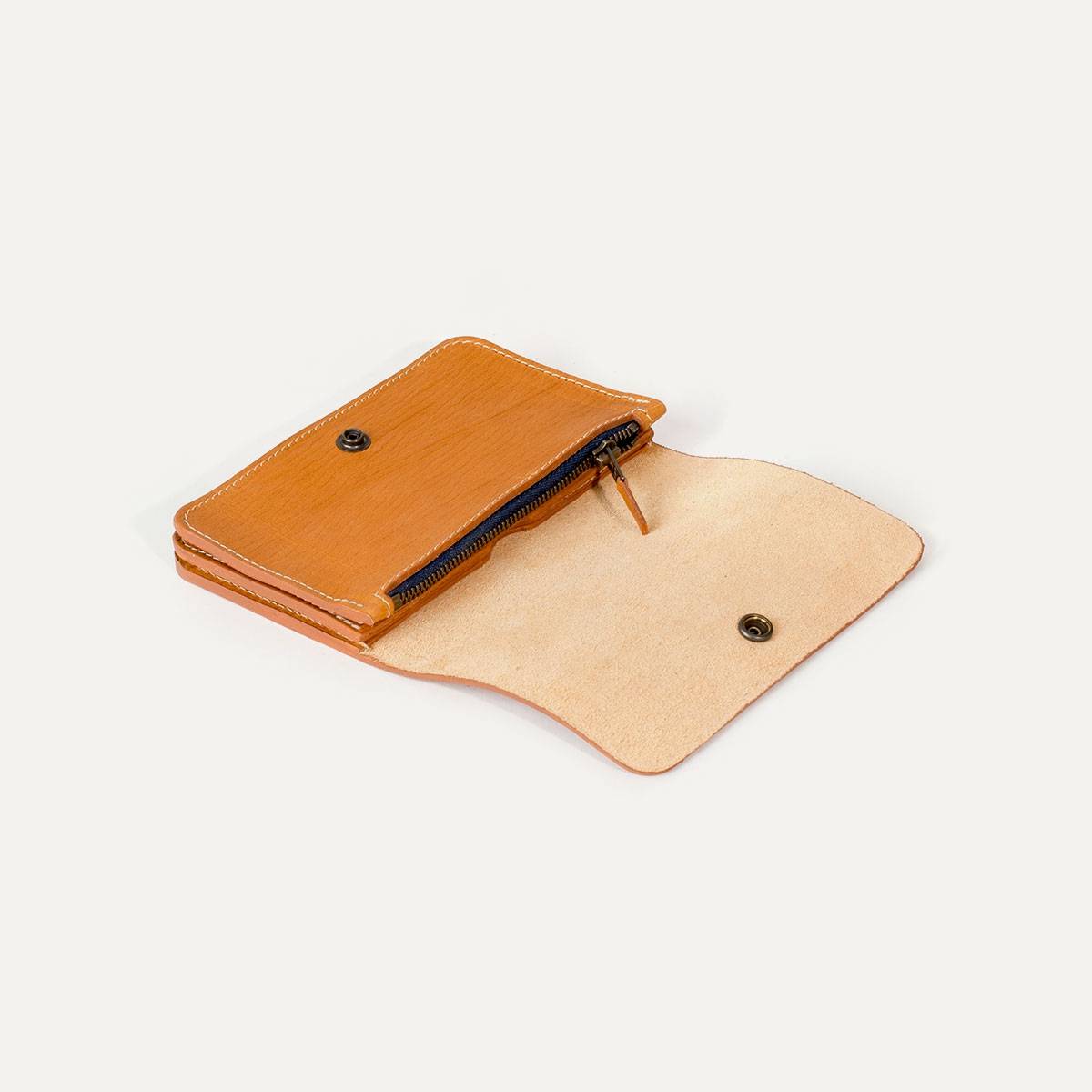 Grisbi Wallet - vegetable tanned leather I Made in France