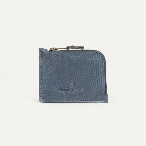 Porte monnaie zippé As - Indigo