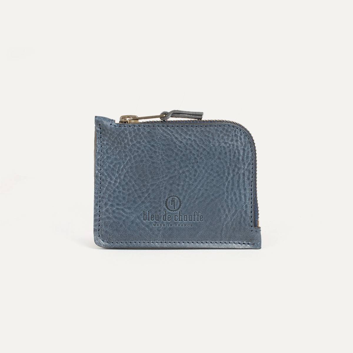 As zippered purse / M - indigo (image n°1)