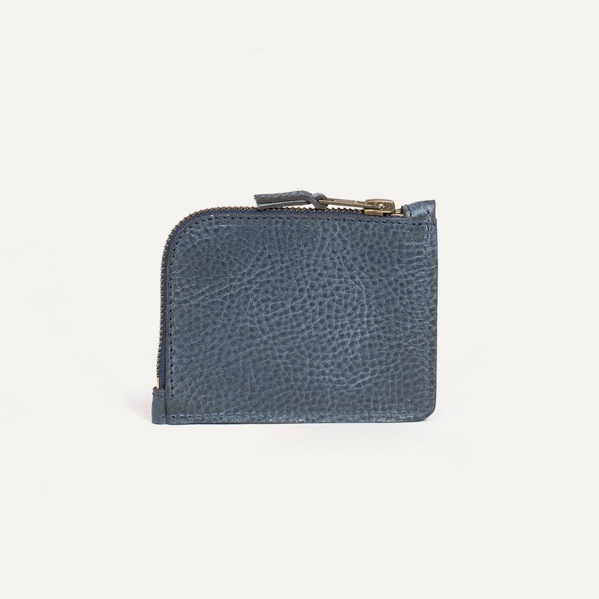 As zippered purse / M - indigo (image n°2)