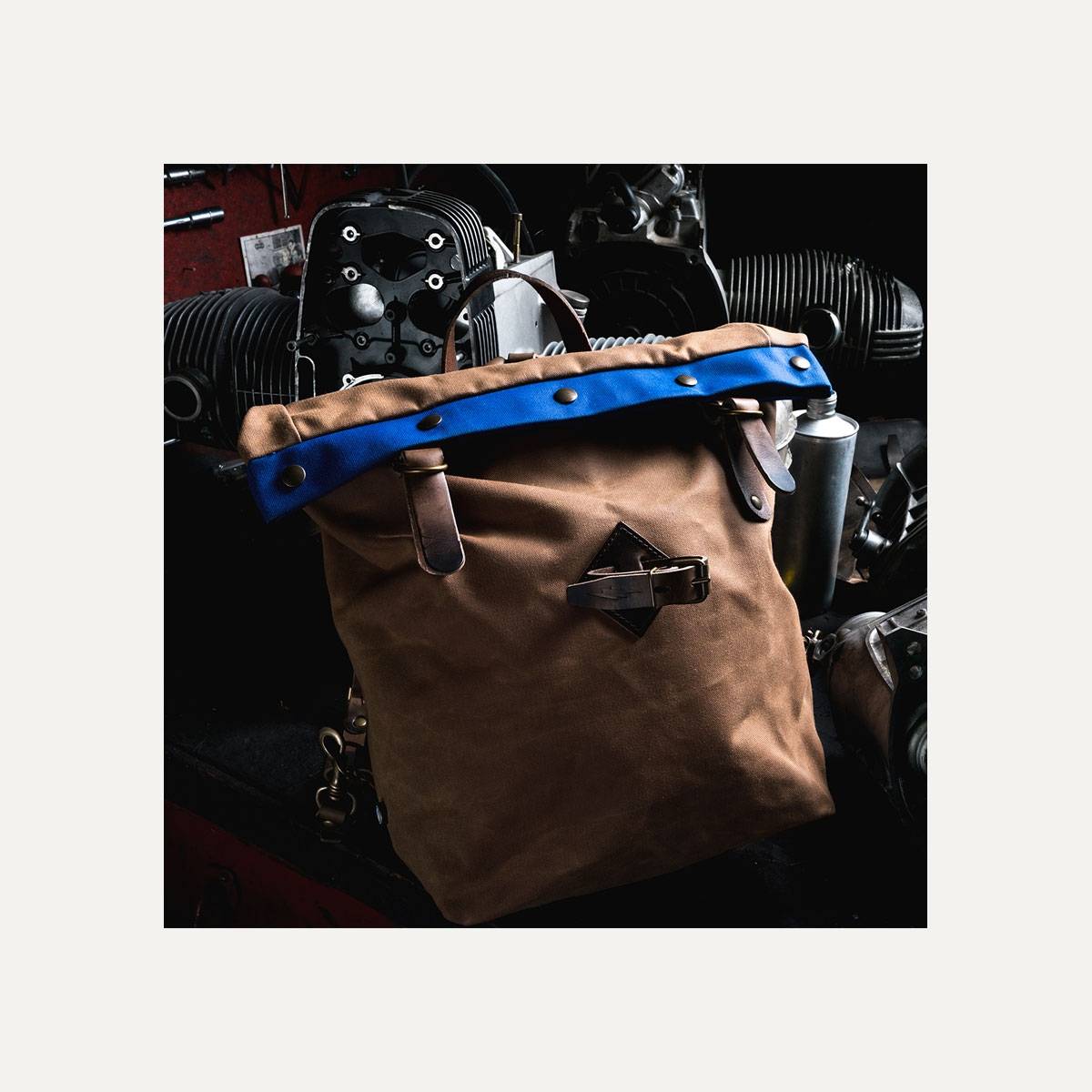 Scout Blitz Motorcycles Backpack - Camel (image n°7)