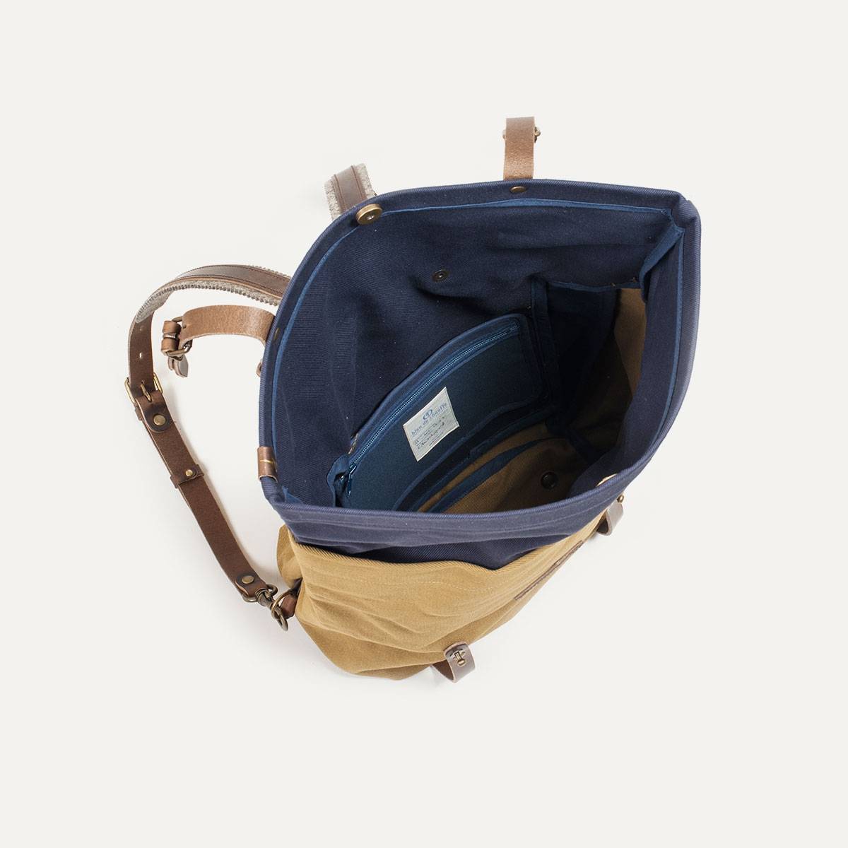 Sac à dos Scout Blitz Motorcycles - Navy/Camel (image n°6)